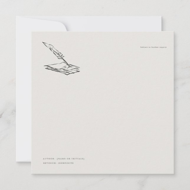 Crow-quilled page- Regency Correspondence (Vorderseite)