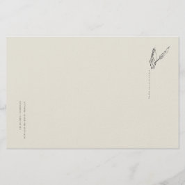 Crow-quilled page- Regency Correspondence Briefpapier