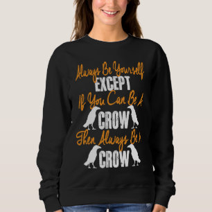 Crow Raven Bird Animal Vintag Boys Girls Kind Sweatshirt