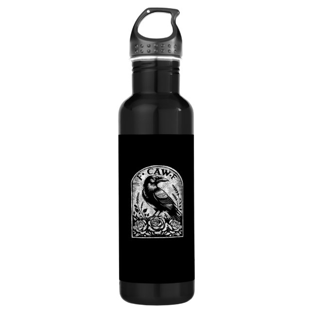 Crow Raven F CAW F Edelstahlflasche (Vorderseite)