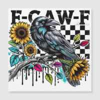 Crow Raven F-CAW-F Funny Halloween