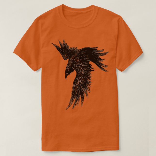 Crow Raven Kattegat Viking Amps Zubehör für Vik T-Shirt (Design vorne)