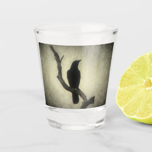 Crow  schnapsglas