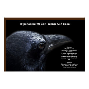 Crow-Symbolismus Poster