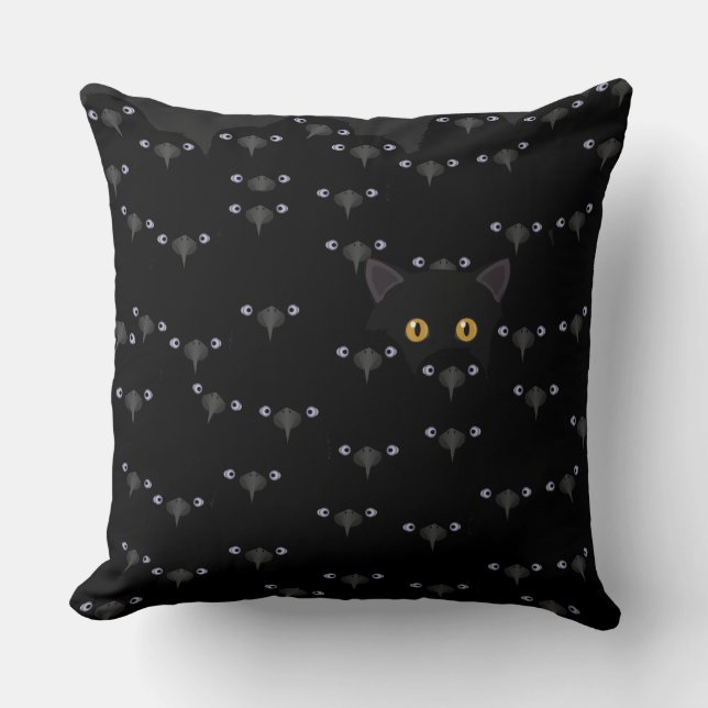 Crow-Throw-Kissen essen Kissen (Vorderseite)