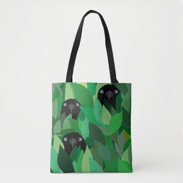 Crow Tote Bag essen Tasche (Vorderseite)