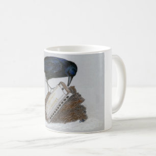 Crow und Harmonica Kaffeetasse