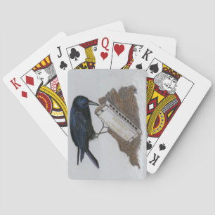 Crow und Harmonica Spielkarten