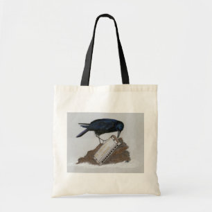 Crow und Harmonica Tragetasche