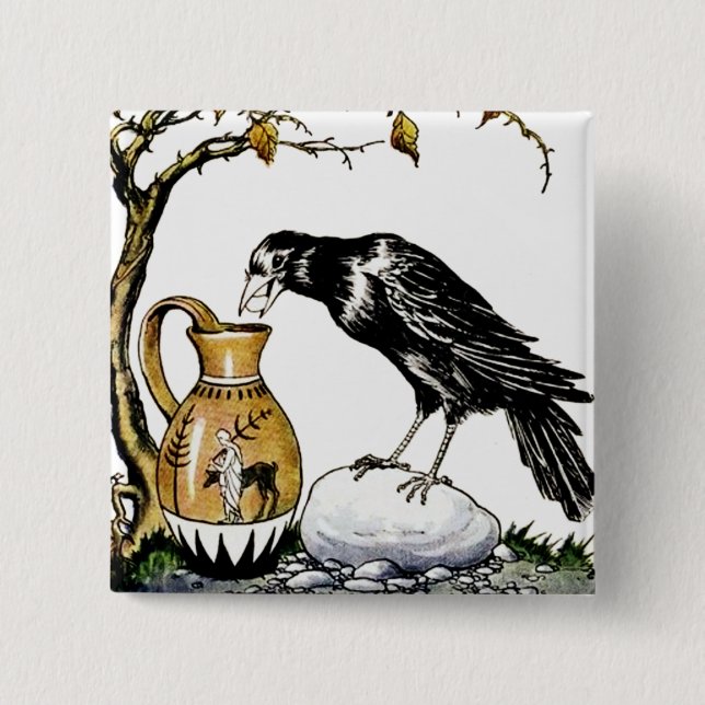 Crow und Pitcher Button (Vorderseite)
