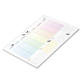 Crow Weekly Planner Notizblock
