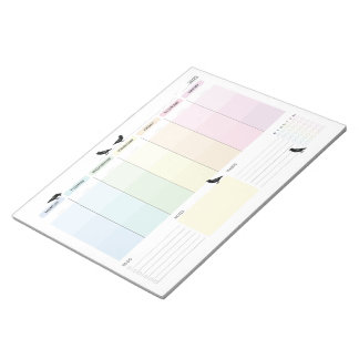 Crow Weekly Planner Notizblock