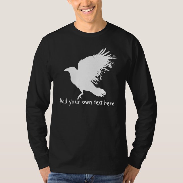 Crow - weiß T-Shirt (Vorderseite)