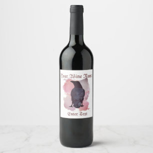 Crow Wine Weinetikett