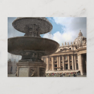 Crowds Ansammlung am Petersplatz Postkarte