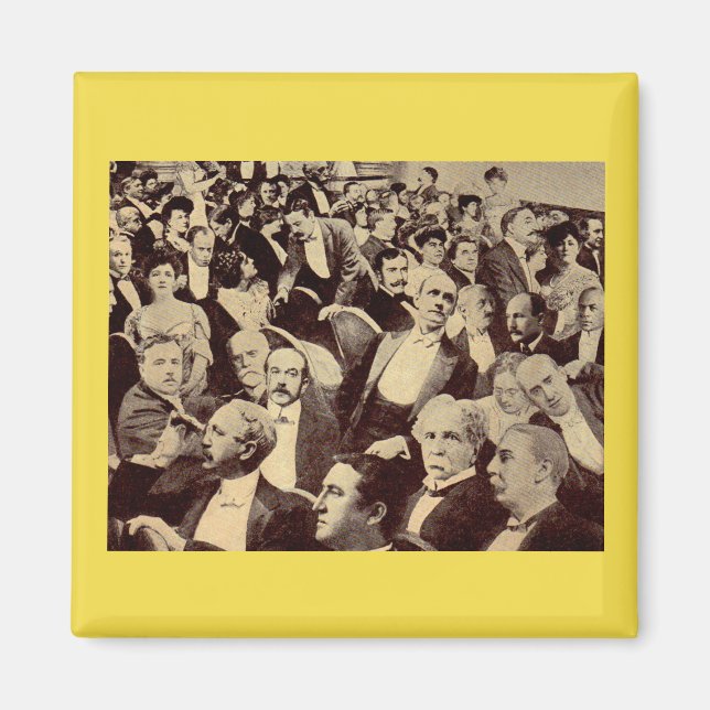 Crowdszene der 20er Jahre Magnet (Vorne)