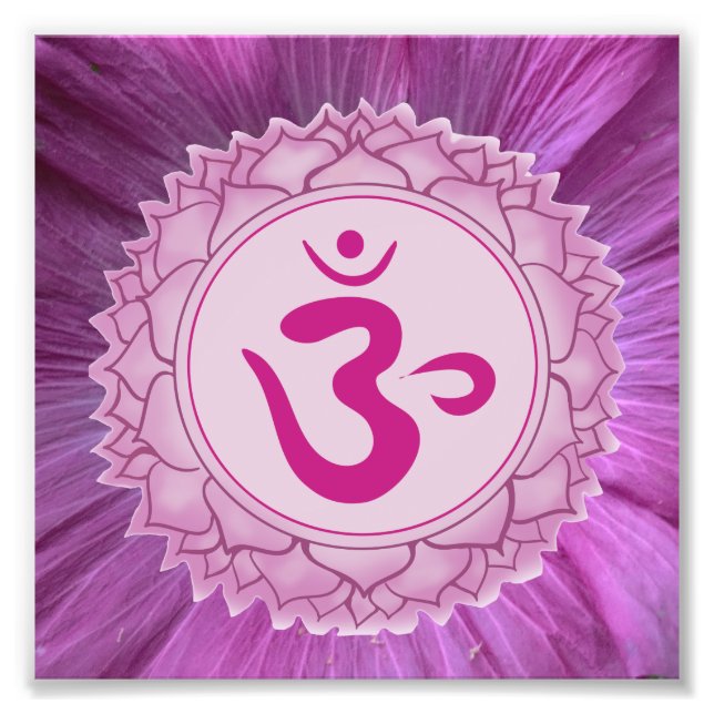 Crown chakra Foto Paper (Satin) (Vorne)