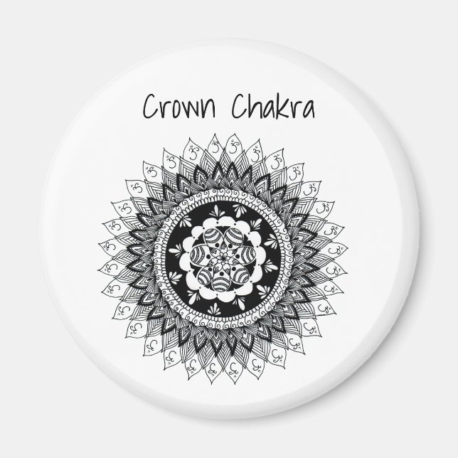 Crown Chakra-Magnet Magnet (Vorne)