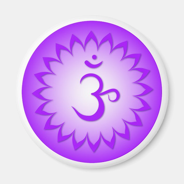 Crown Chakra - Sahasrara Magnet (Vorne)
