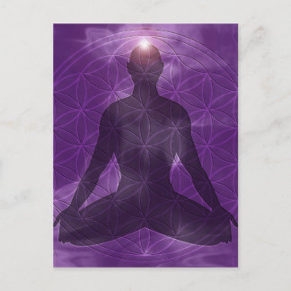 Crown Chakra Sahasrara Postkarte
