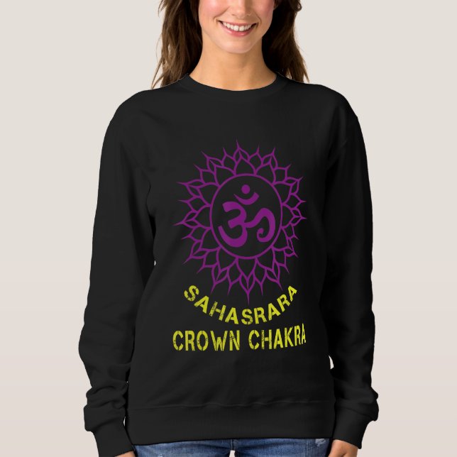 Crown Chakra Sahasrara Sweatshirt (Vorderseite)