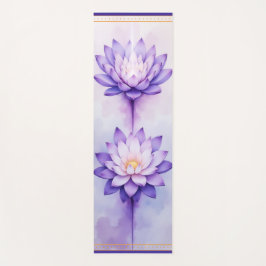 Crown Chakra Yoga Mat – Violet Lotus Energy Alignm Yogamatte