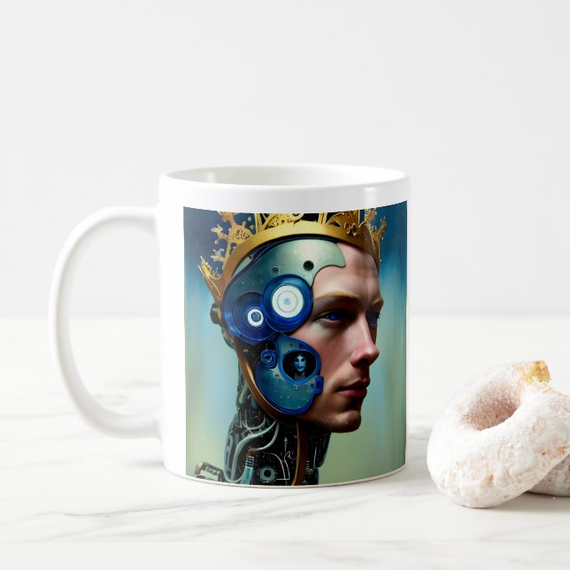 Crown Cybernetic King Tasse (Mit Donut)
