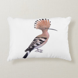 Crown Feather Hoopoe Pillow Dekokissen