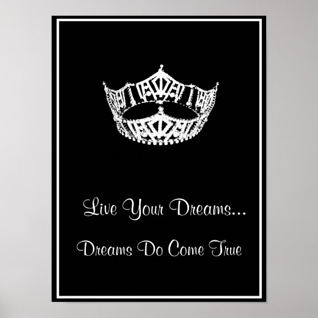 Crown Live Your Dreams Poster (Vorne)