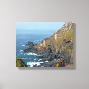 Crown Mines Botallack Cornwall England Leinwanddruck