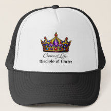 Crown of Life Christian Personalized Trucker Hat