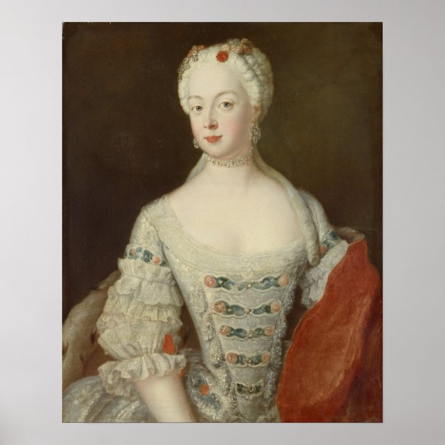 Crown Princess Elisabeth Christine von Preussen Poster (Vorne)