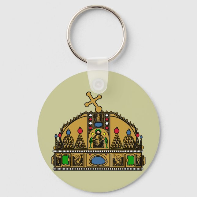 Crown Saint Stephen, Ungarn Schlüsselanhänger (Vorderseite)