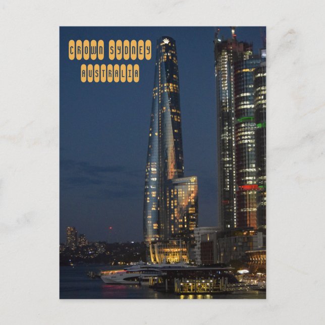 Crown Sydney Postkarte (Vorderseite)