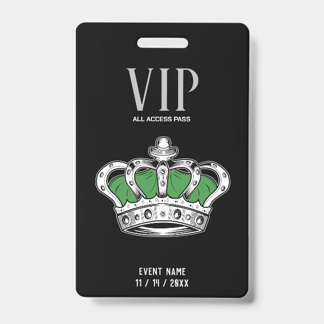 Crown VIP-Abzeichen Ausweis (Vorderseite)