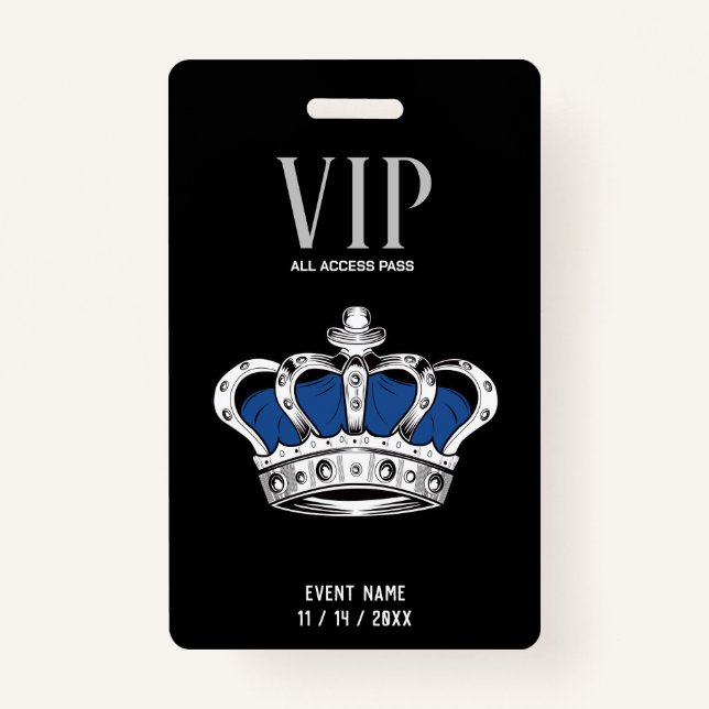 Crown VIP-Abzeichen Ausweis (Vorderseite)