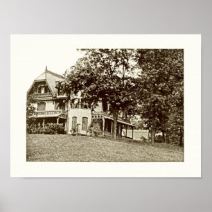 "Crowndale" in 37 Highland Ave, Kurz Hills NJ Poster