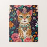 Crowned Bejewelled Cat Puzzle<br><div class="desc">Enjoy hours of fun and creativity with our customizable Crowned Bejewelled Cat  puzzle — a unique gift idea for all ages and a perfect keepsake for any occasion.</div>