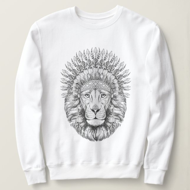 Crowned Royal Lion Sweatshirt (Design vorne)