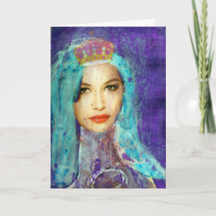 Crowned Zetti Girl Karte