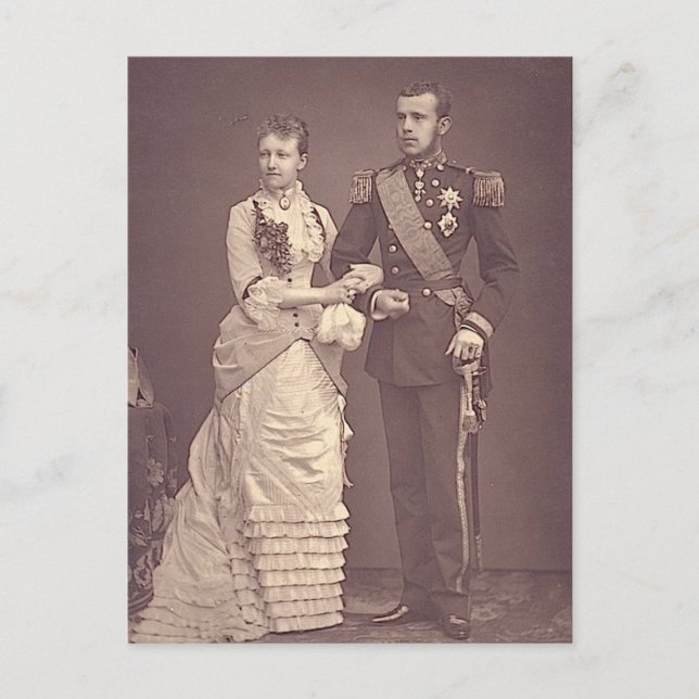 CROWNPRINCE RUDOLF & STEPHANIE, Österreich #002H Postkarte (Vorderseite)