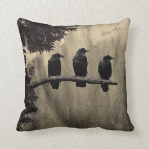Crows Age Art Ravens Kissen