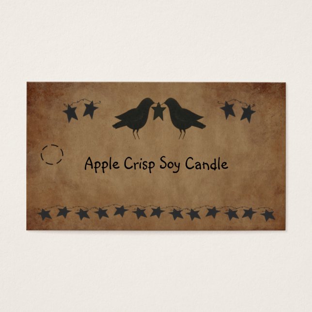 Crows and Stars Hang Tag (Vorderseite)
