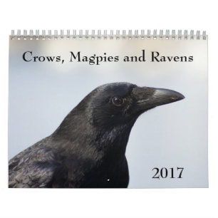 Crows, Magpies et Ravens Calendrier 2017