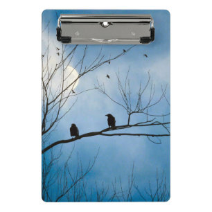 Crows Mini Clipboard Klemmbrett