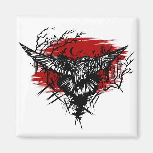 Crows Night Magnet (Vorne)