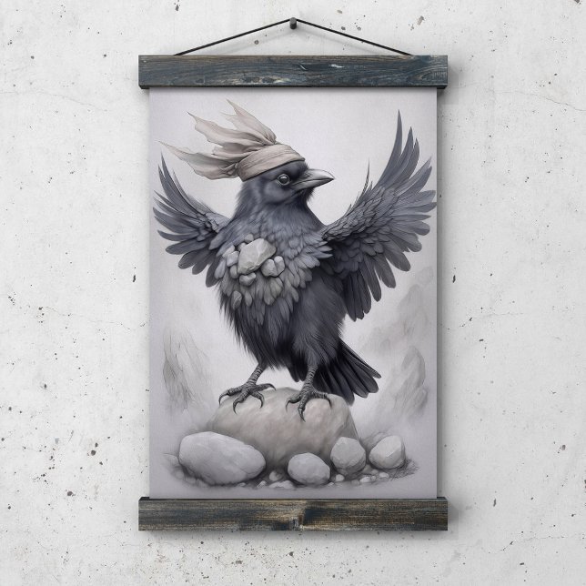 Crows Rock ! Poster Corbeau (Créateur téléchargé)