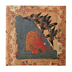 Crows Trap Owls Indische Renaissance Fliese