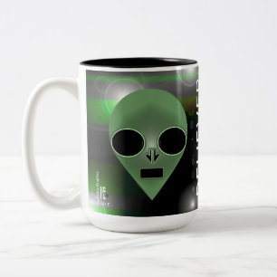 "Croyant" Mug Alien Images par J.H. Thornton