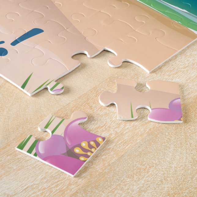 CROYDE BEACH Devon Vintage Reiseplakat (Seite)